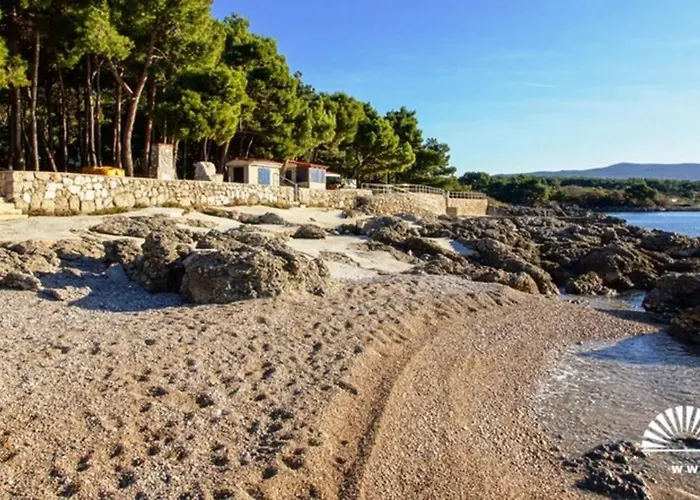 House Near Sea Coast With Surrounding Krk Town