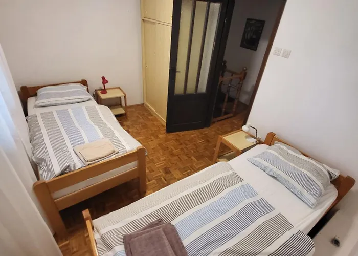 House Near Sea Coast With Surrounding Krk Town